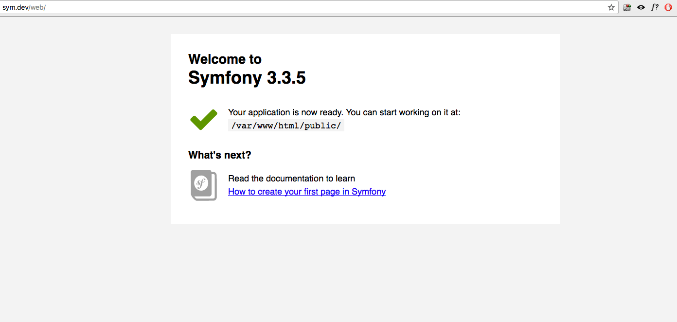 DDKts Symfony Installation