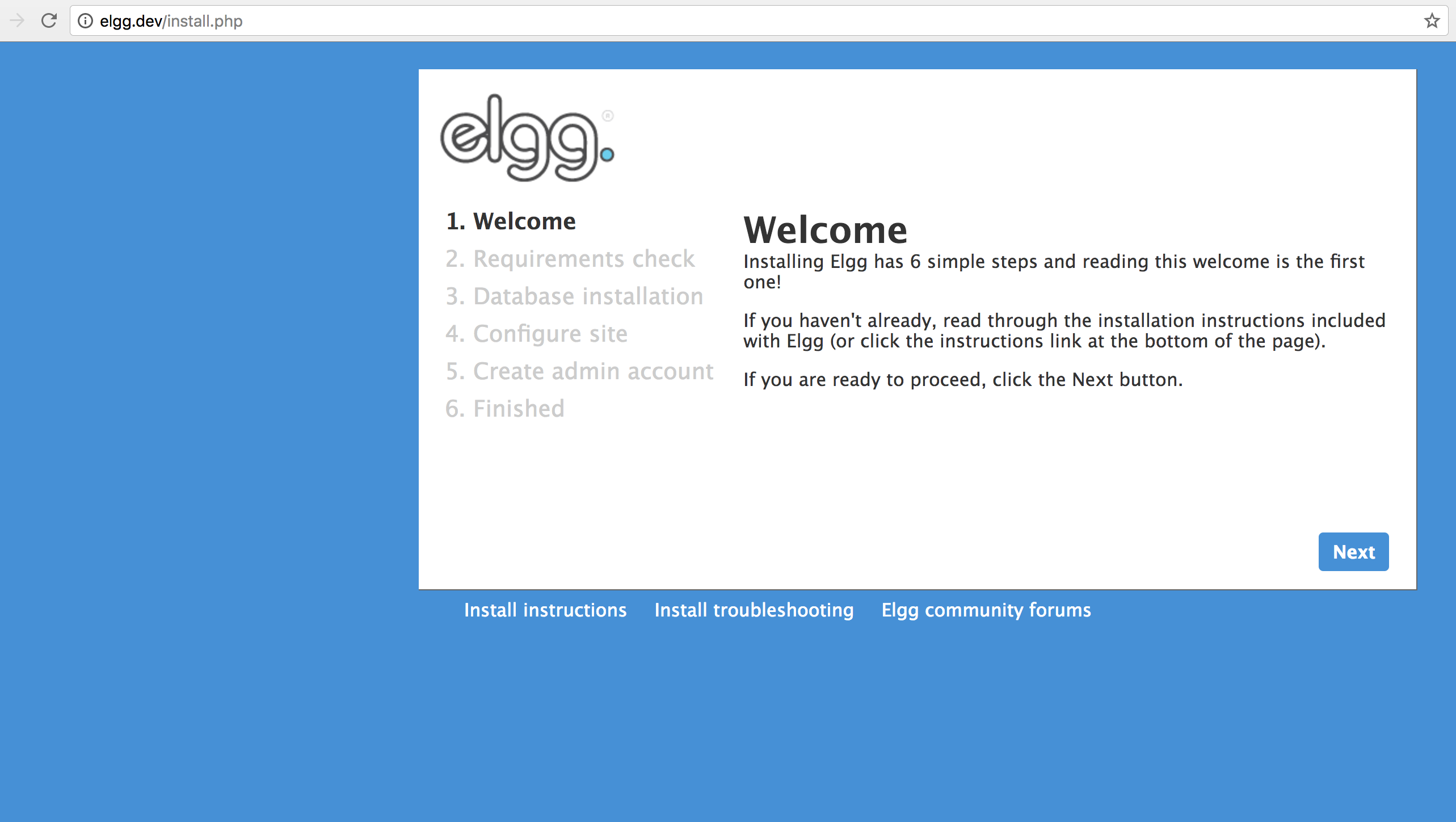 DDKITS Elgg INSTALLATION